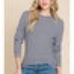Navy Stripe Crew Neck Tee